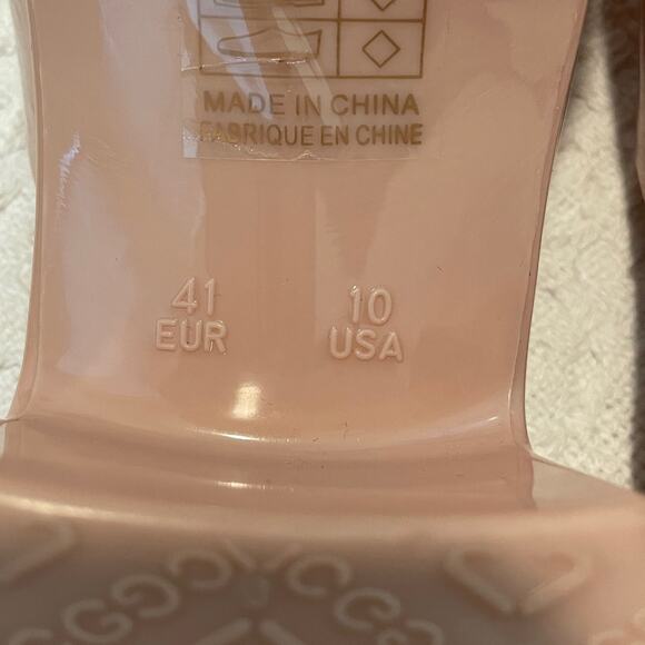 Jeffrey Campbell bubble gum platform cross band strap slides 10 SHELF 4846 - Picture 4 of 10